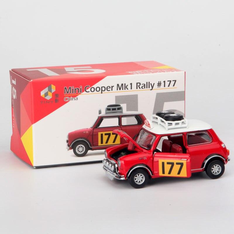 Cheap Tiny 1 :50 Mini Cooper Mk1 Rally Red Simulation Model Car | Joom