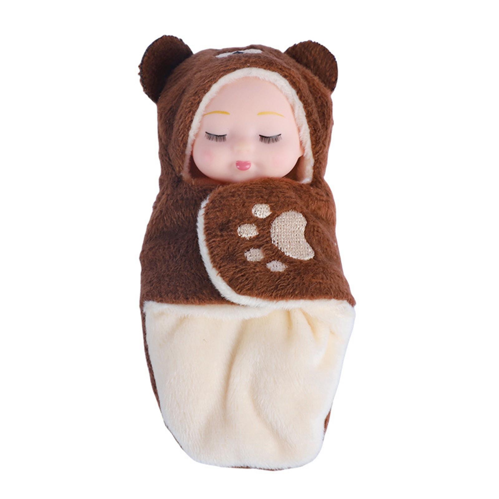 

4-дюймовые куклы-младенцы, набор из 6 предметов, реалистичные игрушки-куклы с милой одеждой для кукол ручной работы, подходящие для детей от 3 лет и старше One Size