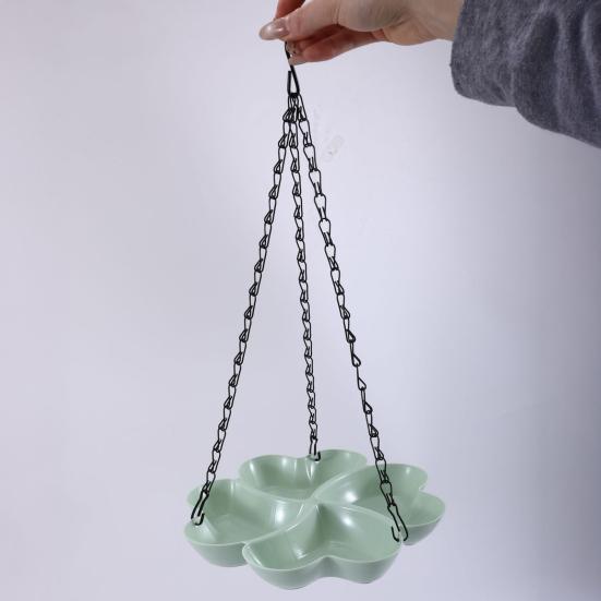 Bird Feeder No-drill Installation Large Capacity Outdoor Wild Bird Feeder Fade-resistant Uv Protection Bird Feeder