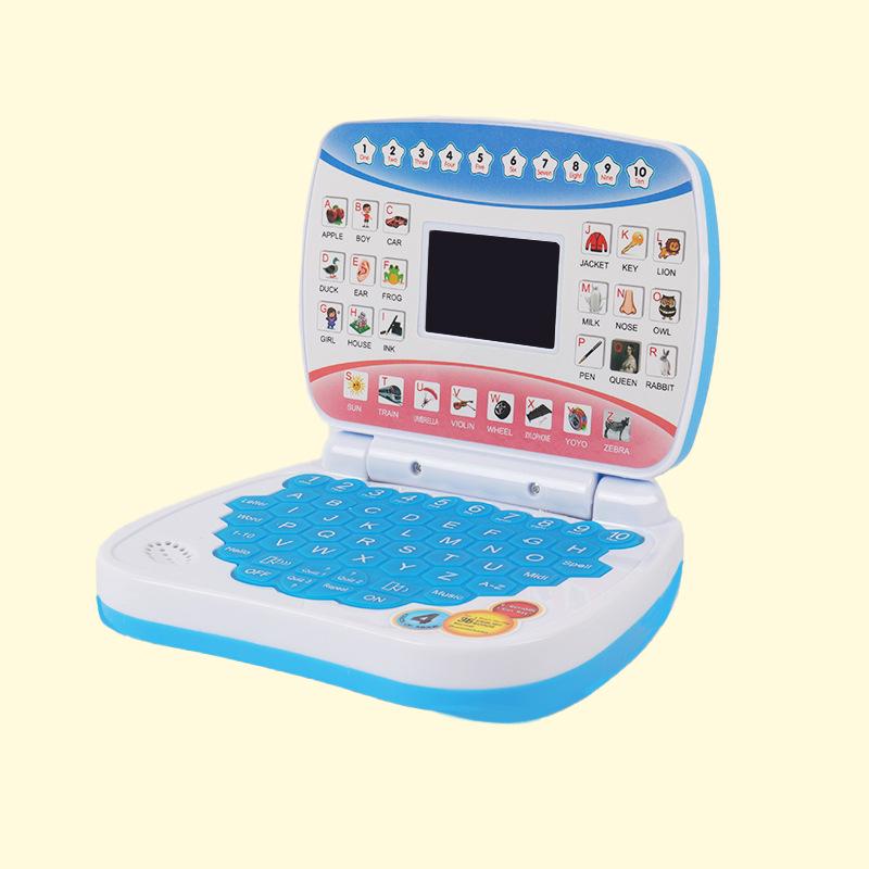 Mini Simulated Laptop Early Education Toy with LED Display and Music