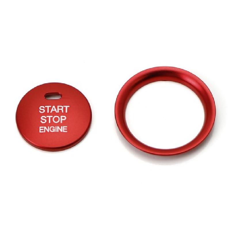 For Mazda3 6 2015Up Aluminum Keyless Engine Push Start Button W/ Decoration Ring