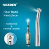 Niceden Dental High Speed Handpiece MINI Head Fiber Optic Air Turbine Handpiece 9000L For Kavo Coupling Dentistry Super Powerful Tools