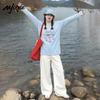 MJ Style Women's Heavyweight Cotton Long Sleeve T-Shirt