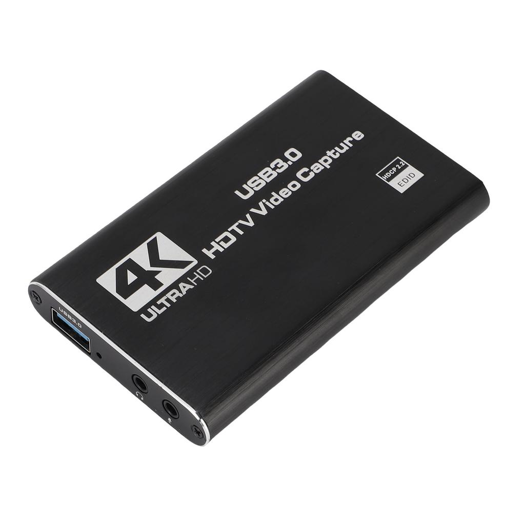 4K Video Capture Card HD Multimedia Interface to USB C 3.0 Capture Card with Loop Out 1080P 60FPS Video Output for