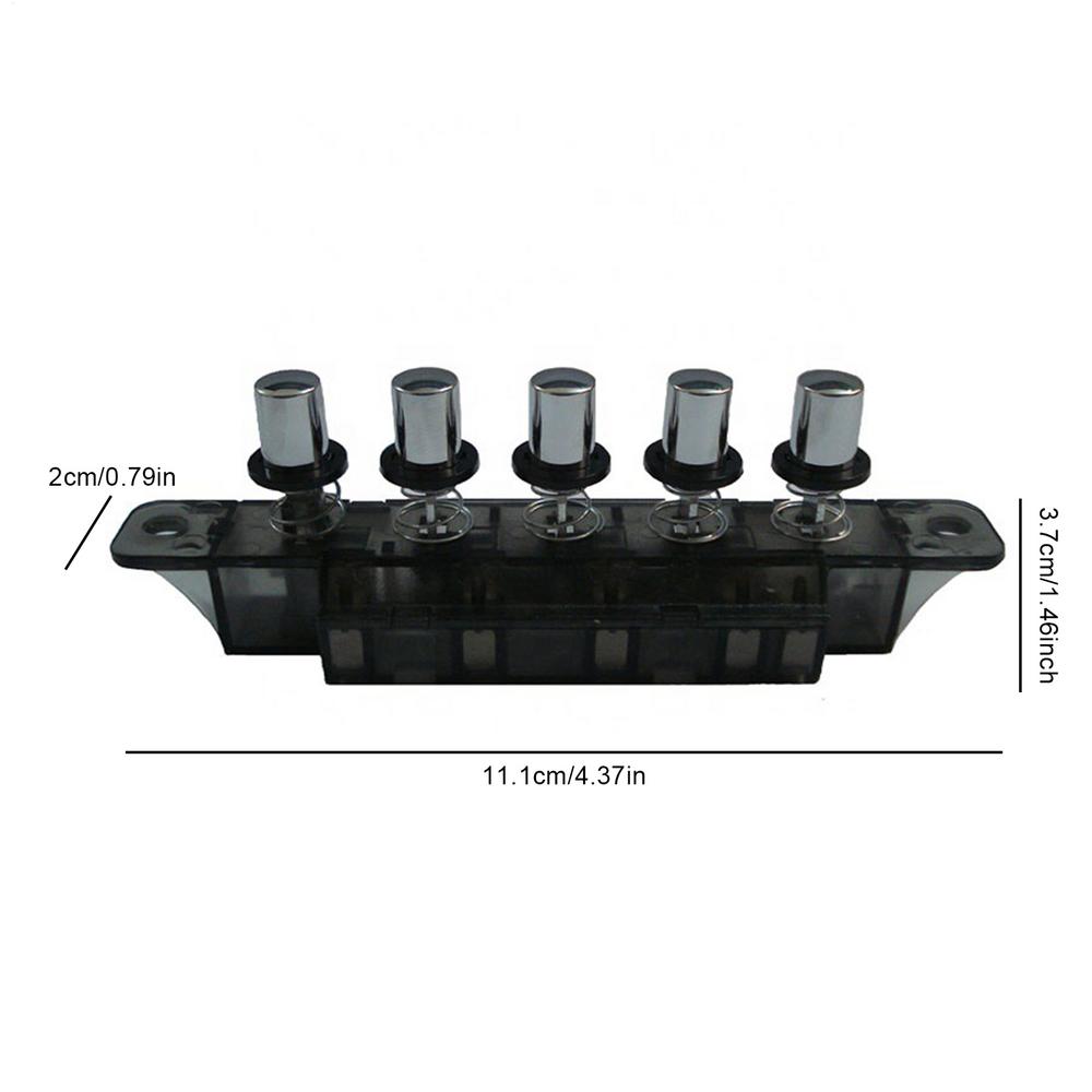 Five-position Plug-in ButtonSwitch For Range Hood Five-position SilverSwitch чёрный