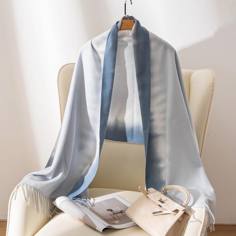 Winter Warm Print Cashmere Shawl Scarf Luxury Colorful Blanket Pashmina Wraps Bufanda With Tassel Casual Echarpe Poncho Stole