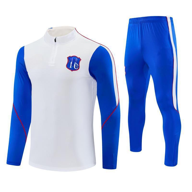 Chelsea Soccer Training Jersey Long Sleeve Unisex Adult Kids Sportswear Breathable Quick Dry Football Practice Top