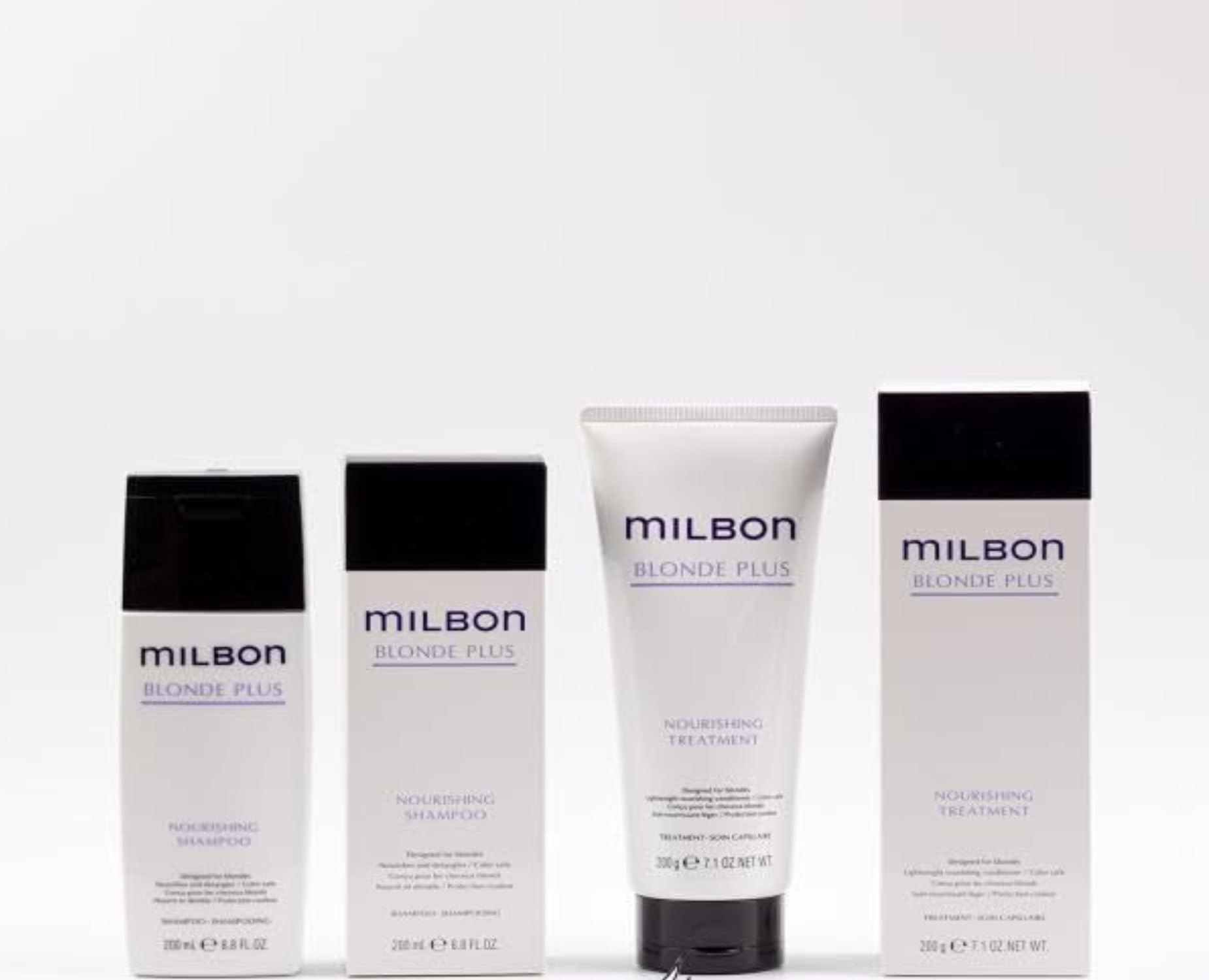 Milbon Nourishing Shampoo Treatment 200ml Global Milbon Blonde Plus milbon LSC [Set] & 2-Pack