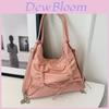 2024 Fashionable Large Capacity Tote Bag Stylish Crossbody Purse For Women In Black White Blue Pink And Silver