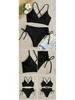 2025 European American Lace-up Bikini: High-End Women's Split Swimsuit, Sexy and Stylish Swimwear.