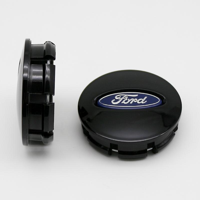 4Pcs 3D 65mm Car Wheel Center Hub Caps ABS Vehicle Tyre Tire Rim Cover Protector Decorations For Ford Transit Fiesta Focus Kuga