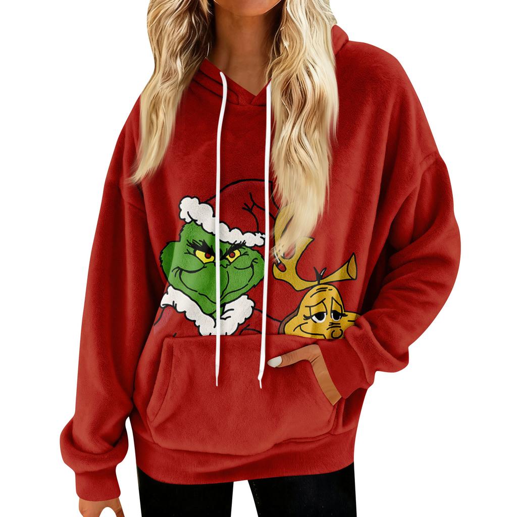 Hanorace Pentru Femei Oversized Iarnă Pluș Drăguț Hanorace Pulover Trendy Haine Toamnă Iarnă