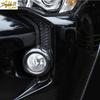 Car Carbon Fiber Front Fog Light Lamp Cover Trim For Toyota 4Runner 2014-