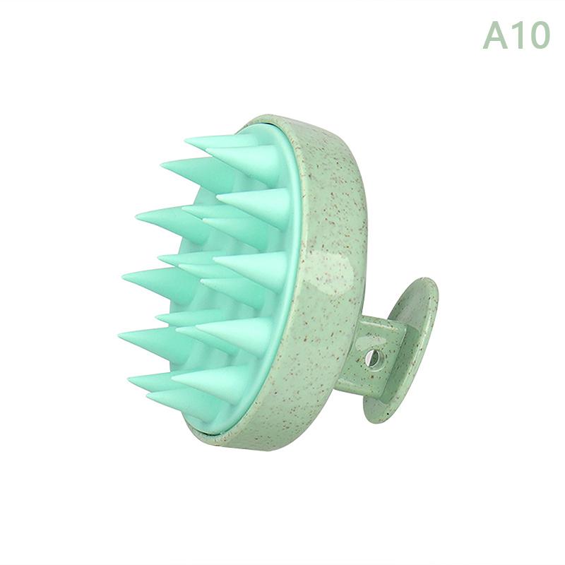 Plastic Silicone Massage Comb Clean The Scalp Thoroughly Scalp Massage Easy Foaming Head Massage Brush Shampoo Brush Bath Comb