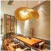 Handgefertigter Hängeleuchter Beleuchtung Vintage Bambusgeflecht LED-Pendelleuchte Haus Wohnzimmer Küche Dekor Rattan Geflochtene Lampe