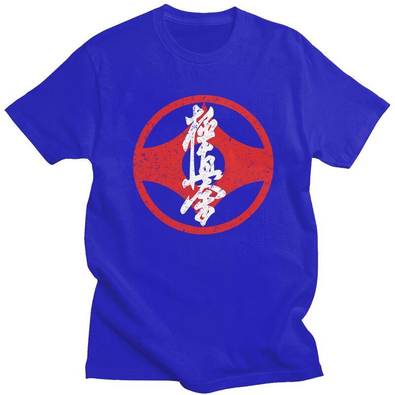 Custom Male Kyokushi Karate T Shirt Short Sleeve Cotton Tshirts Classic Tshirt Casual Martial Arts Tees Clothing