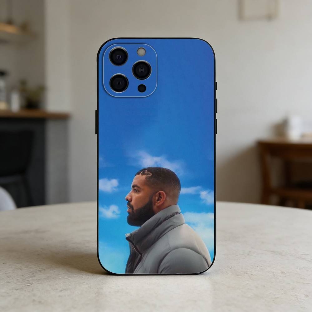Singer Drakes Ablum Phone Case For iPhone 17,16,15,14,13,12,11 Plus,Pro,Max,Mini Silicone black Soft Cover