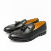 Men's Formal Leather Shoes British Style Tassels Loafers Pointed Toe Breathable Non-Slip Business Casual Wedding Office Shoes
