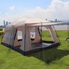 Double-Layer Outdoor Tent: Two Rooms & Living Area - Spacious, Portable, and Durable for Camping & Picnics