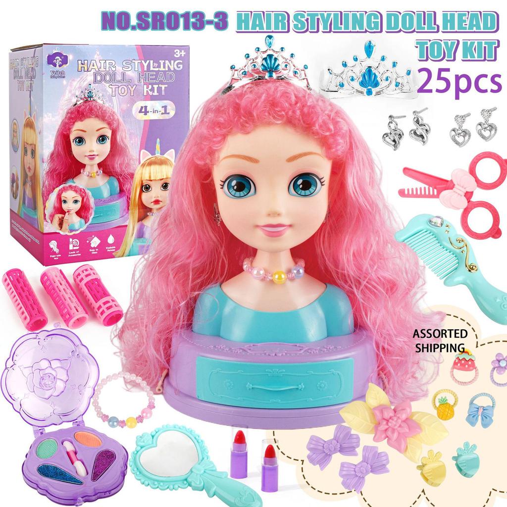 Cross-Border Hair Styling Doll - Comb & Style Hair Playset for Girls