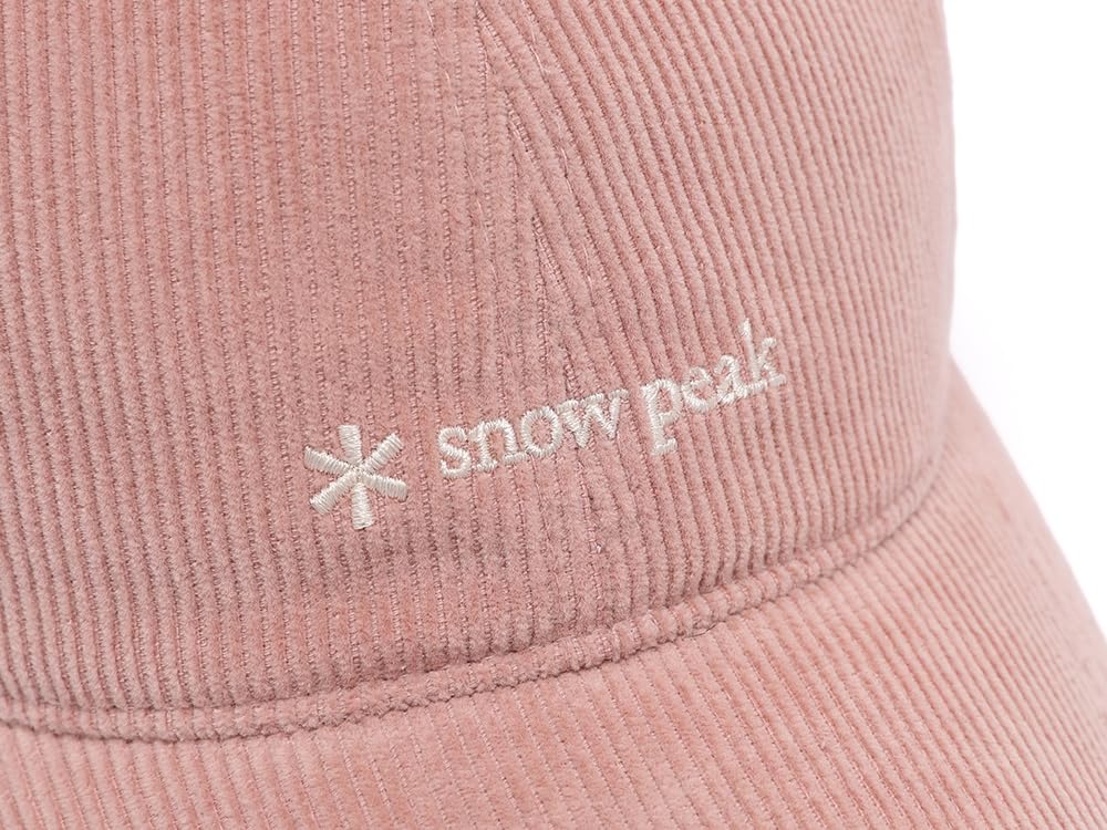 Snow Peak Corduroy Ball Cap Light Size S GS-S25FUFBC63, Headwear, Cap, Hat, Men's/Women's, Pink,