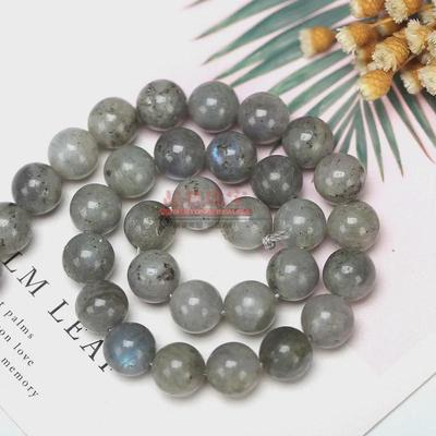 Labradorite Flash Stone Round Loose Beads for DIY Jewelry Making Accessories