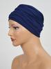 Navy Blue Women' Turban Nadia 20 Cap Without Pattern Even After Chemotherapy