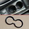 Glossy Black Interior Cup Holder Cover For Toyota Prius 2016- Accessories