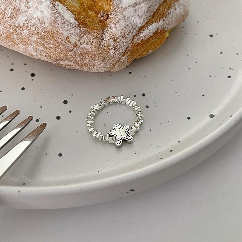 Exquisite Heart Ring For Women Adjustable Open Design Trendy Korean Style Fashion Jewelry