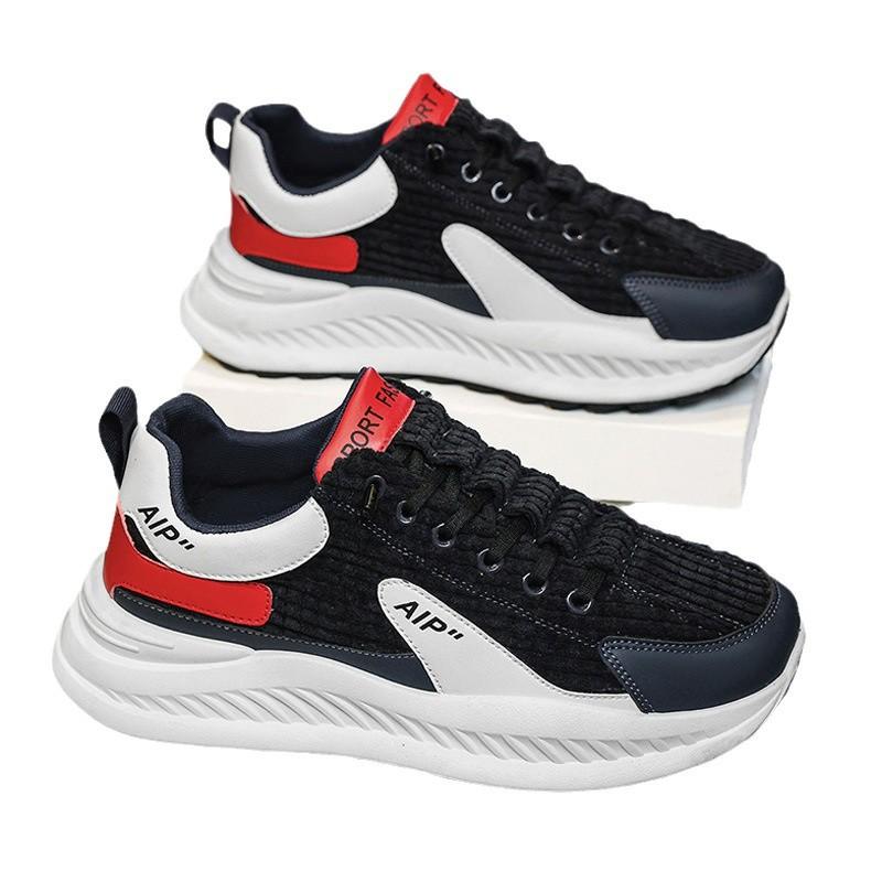 Forrest Gump Men's Shoes Autumn and Winter 2024 New Youth Versatile Student Non-slip Sports Casual Height Increase Dad Trendy Shoes