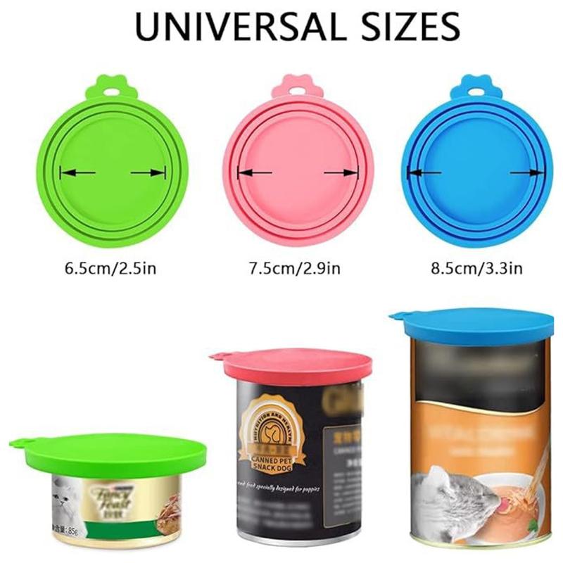 1PC Allgemeine Lagerung frische lebensmittel Dichtung deckel Tierbedarf Katzenfutter hundefutter silikon pet können deckel