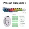 Saltwater Fishing Squid Skirt Lure - 8.5 Inch, 6 Colors, Bionic Trolling Lure