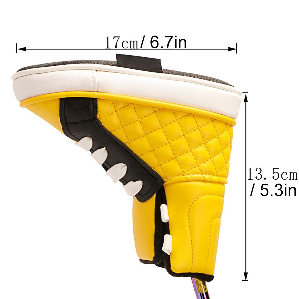 

Чехол для клюшки для гольфа в форме ботинка из искусственной кожи, защитный чехол для клюшки для гольфа