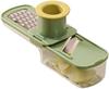 Multi-Functional Garlic Press & Grinder, Stainless Steel Garlic Mincer for Ginger Carrot Almond Food, Professional Kitchen Tool