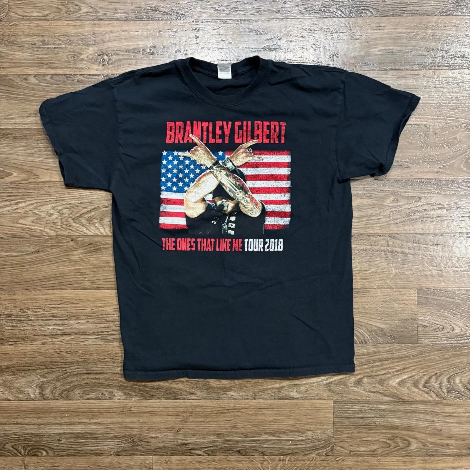 

Y2K Brantley Gilbert The Ones That Like Me Tour Merch 2018 Band USA T-shirt L L