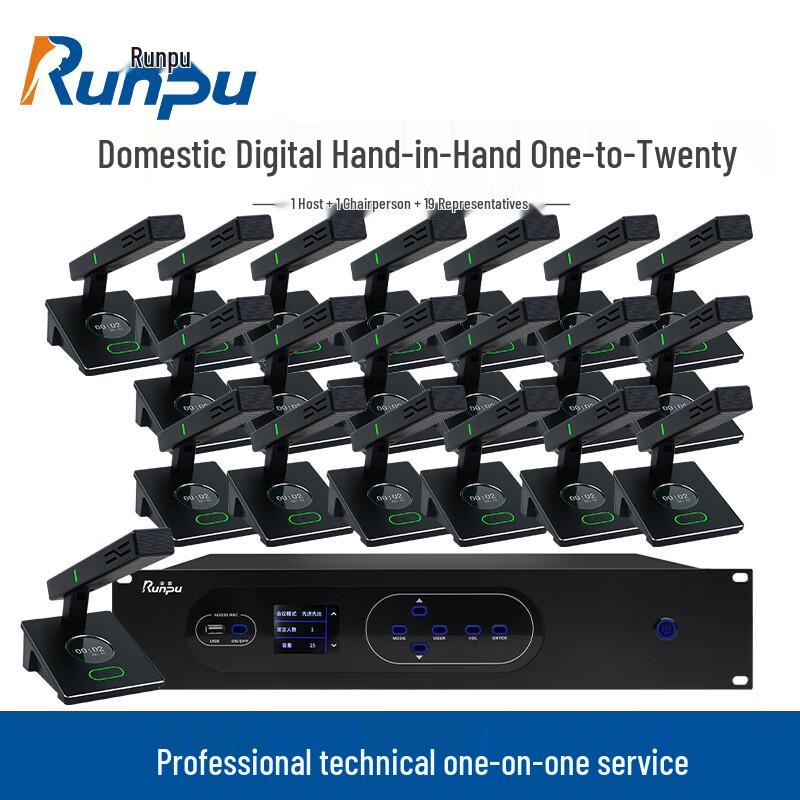 Runpu RP-YS6660 Wired Daisy-Chain Conference Microphone System (CN version)