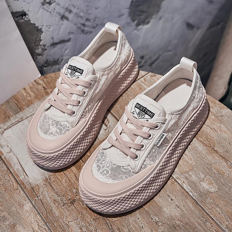 

Неполные размеры рыбацкие туфли женские осенние новые женские туфли универсальная обувь дышащие сетчатые туфли печенье повседневные одинарные туфли 40 розовый