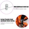 84 Inch Go Kart Throttle Cable Kit Replacement For Coleman KT196 Parts Predator 196Cc 212Cc 224Cc 6.5HP Engine Hisun HS200GK Gas Powered Go Kart Cart