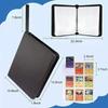 Trading Card Binder with 9 Pocket Trading Card Book Double Sided Pocket Collectible Card Albums Folder for MTG TCG Cards