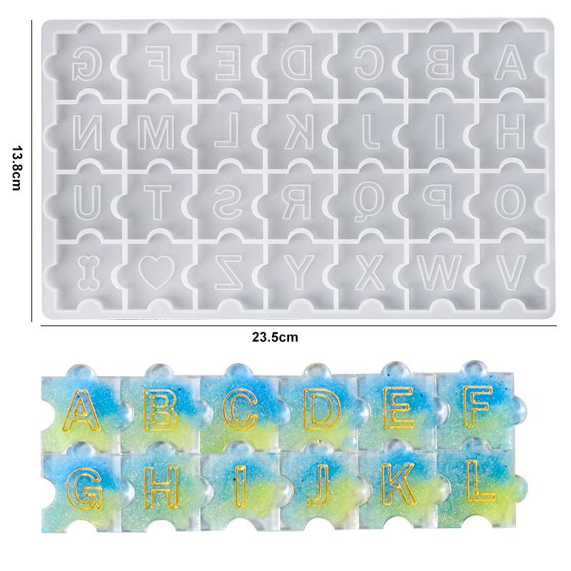 Alphabet Harz Silikonform Harz Buchstaben Zahlen Formen Alphabet Schlüsselanhänger Formen für DIY Schlüsselanhänger Schmuck Anhänger Herstellung