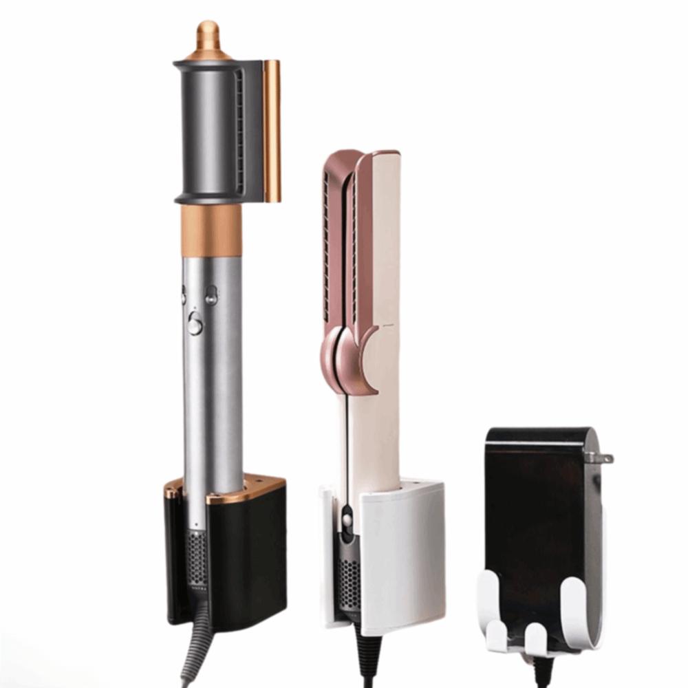 Multi-Functional Curling Iron Straightener Organizer Metal Storage Rack for Dyson Bathroom