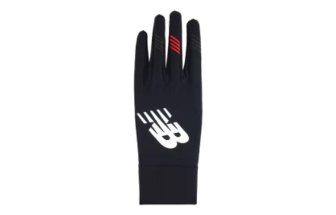 New Balance Letter Print Sports Gloves Unisex Black LAG31002 F