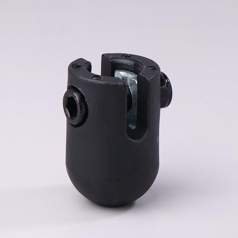 

1 комплект тренажера с тросовым соединителем, терминал для троса, соединитель троса, подходит для тросов фитнес-оборудования, шаровой стопор чёрный