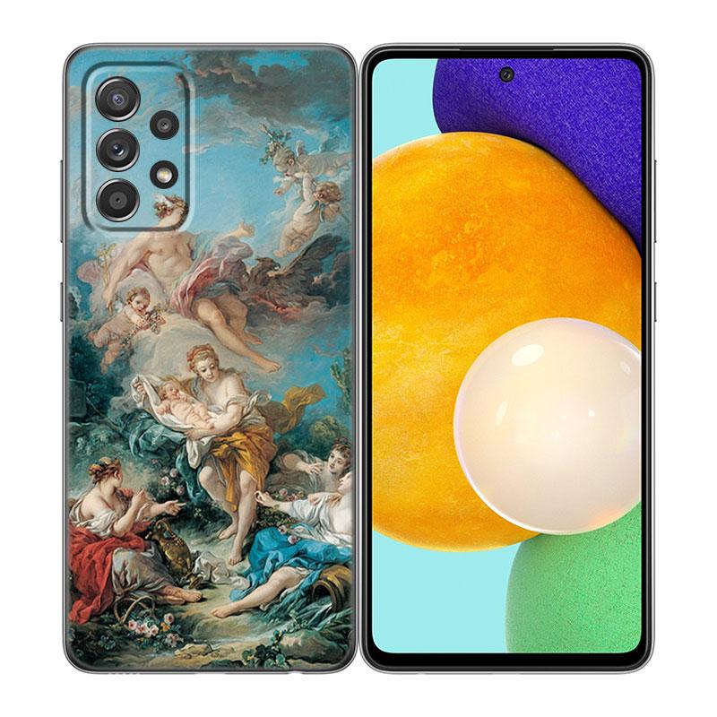 Art Painting Of God Phone Case For Samsung A04 A21 A30 A50 A52 S A13 A14 A22 A23 A32 A53 A73 5G A11 A12 A31 A33 A51 A70 A71 A72