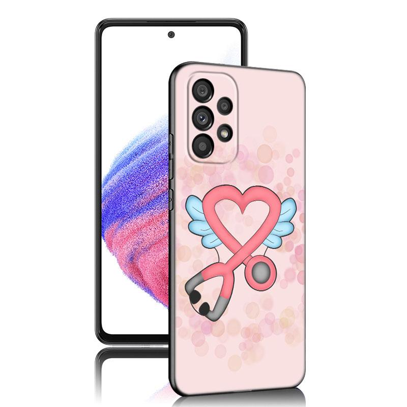 Doctor Nurse Health Phone Case For Samsung A04 A21 A30 A50 A52 S A13 A14 A22 A23 A32 A53 A73 5G A11 A12 A31 A33 A51 A70 A71 A72