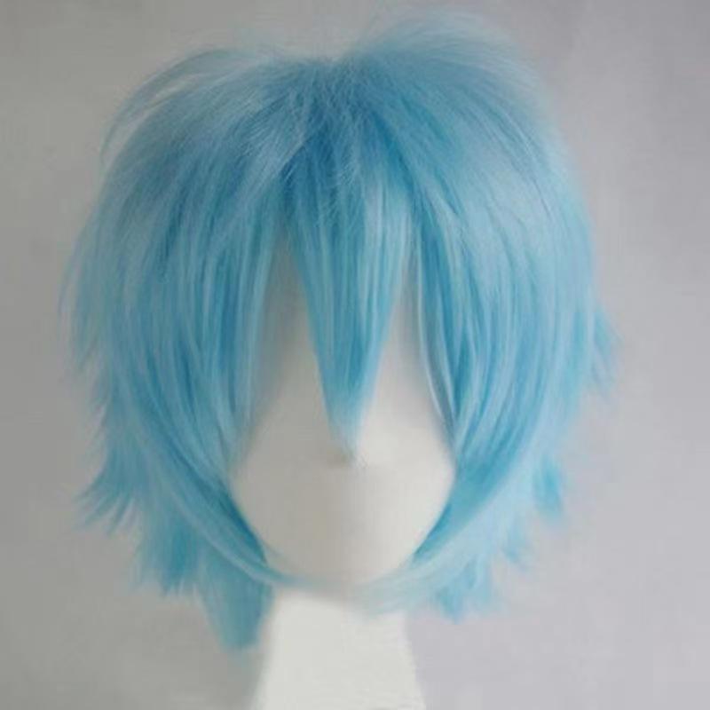 Silkyjoy Universal Cos Wig, 30Cm Face-Flattering Short Hair With Flipped Ends, Multiple Colors Available