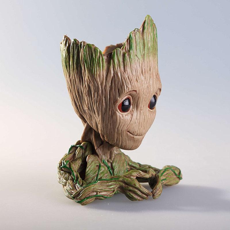 Guardians Of The Galaxy Groot Flowerpot Pen Pot Pencil Vase Tree Man Gift Figure