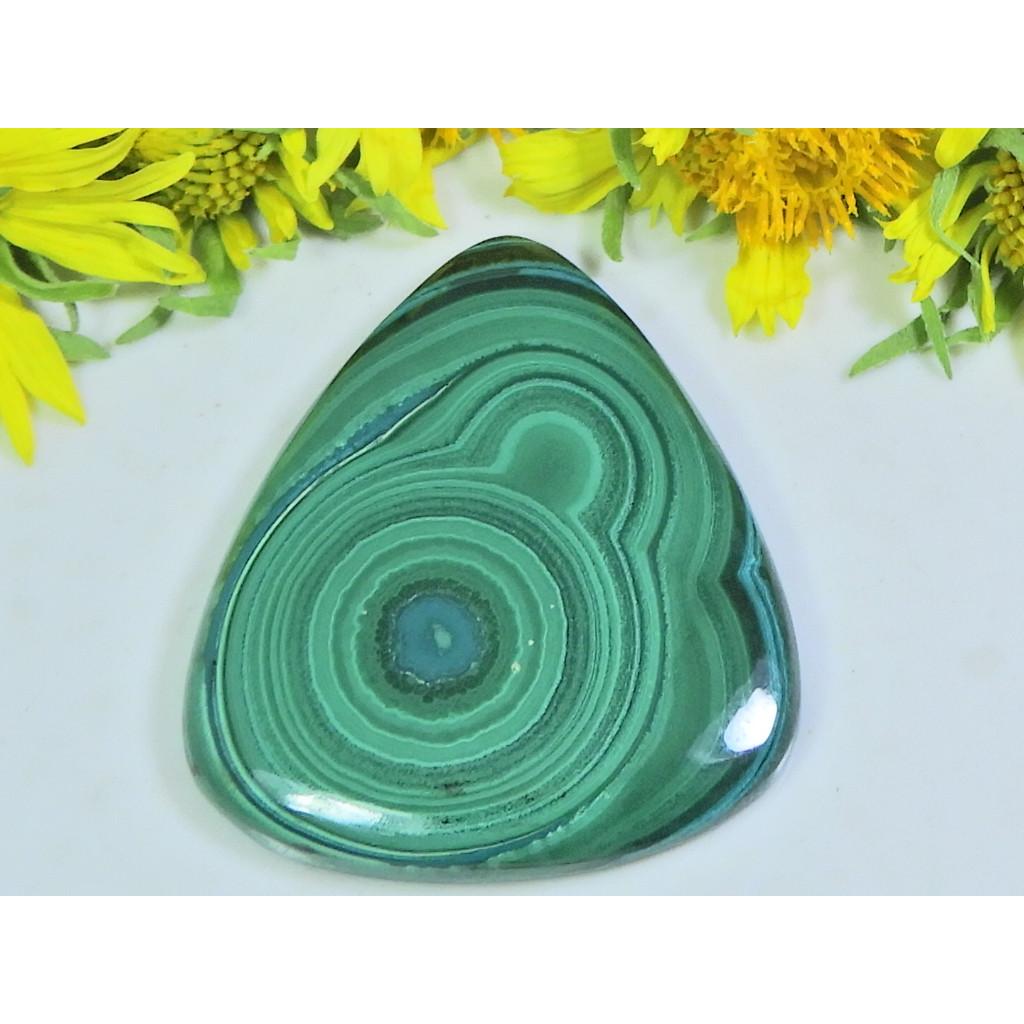 

AA++ натуральный зеленый малахит груша кабошон россыпью драгоценный камень 34X40X05MM 89Cts. Д-25