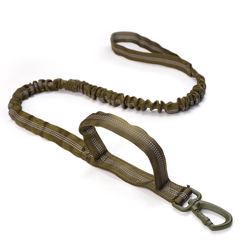 Collier tactique militaire pour chiens de taille moyenne et grande - Anneau de cou épais pour l'entraînement et la traction