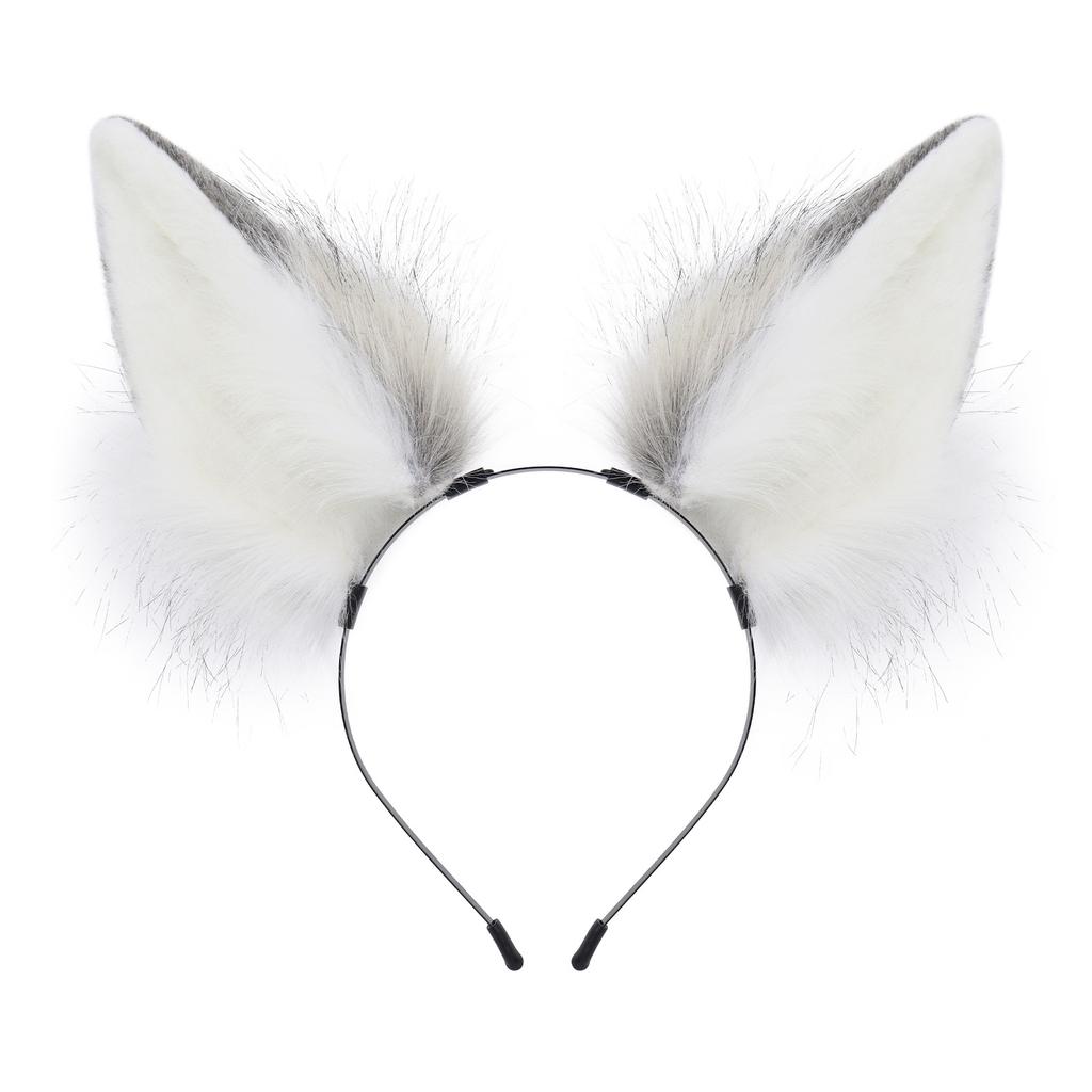 Plush Accessories Cat Ear Headgear Cosplay Hair Accessories Handmade Simulation Animal Ear Headband